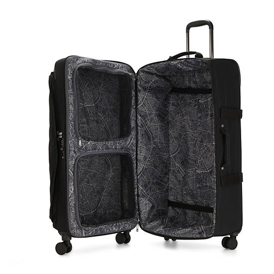 Kipling Spontaneous Large Rolling Kufferter Sort | DK 1746ZU